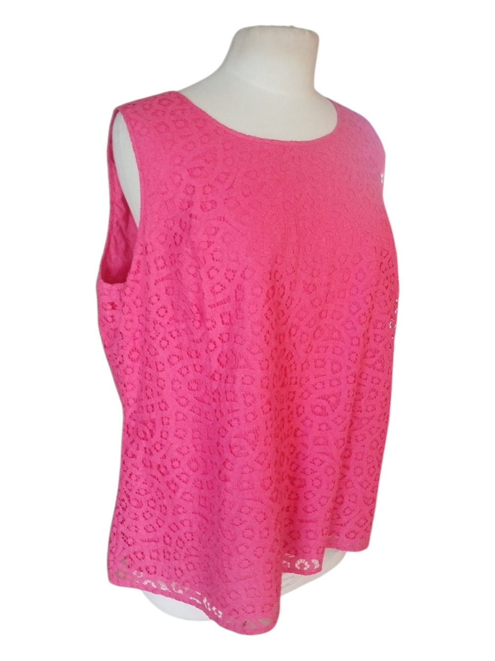 Talbots Eyelet Sleeveless Tank Top